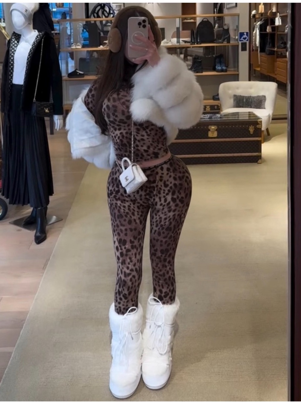 Dolce & Gabbana Animal Print Leggings